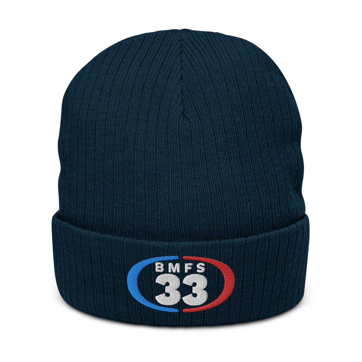 33 Cuffed Beanie | Flat Embroidery | Ribbed | Inspired Billy Art