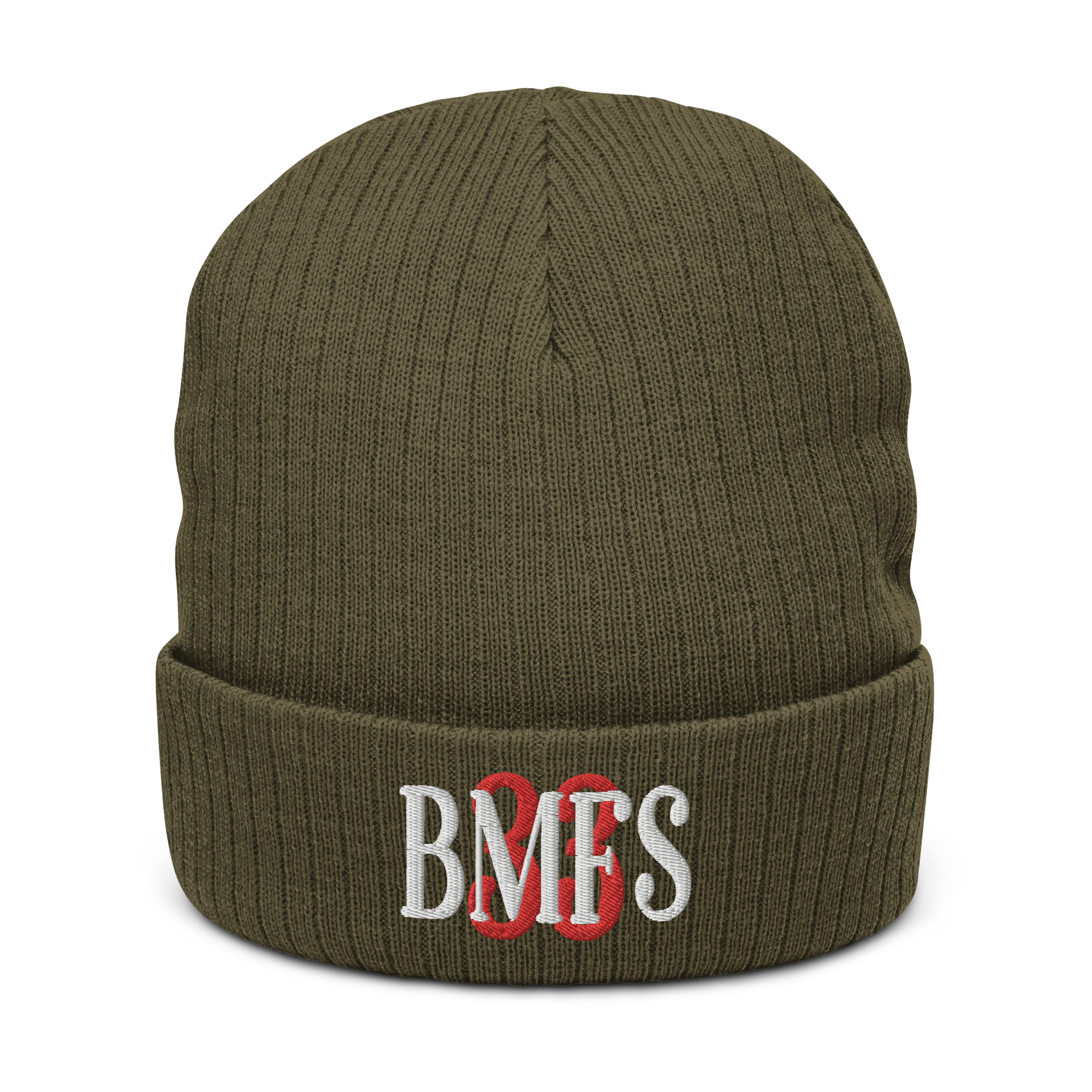 BMFS 33 Cuffed Beanie | Flat Embroidery | Ribbed | Inspired Billy Art
