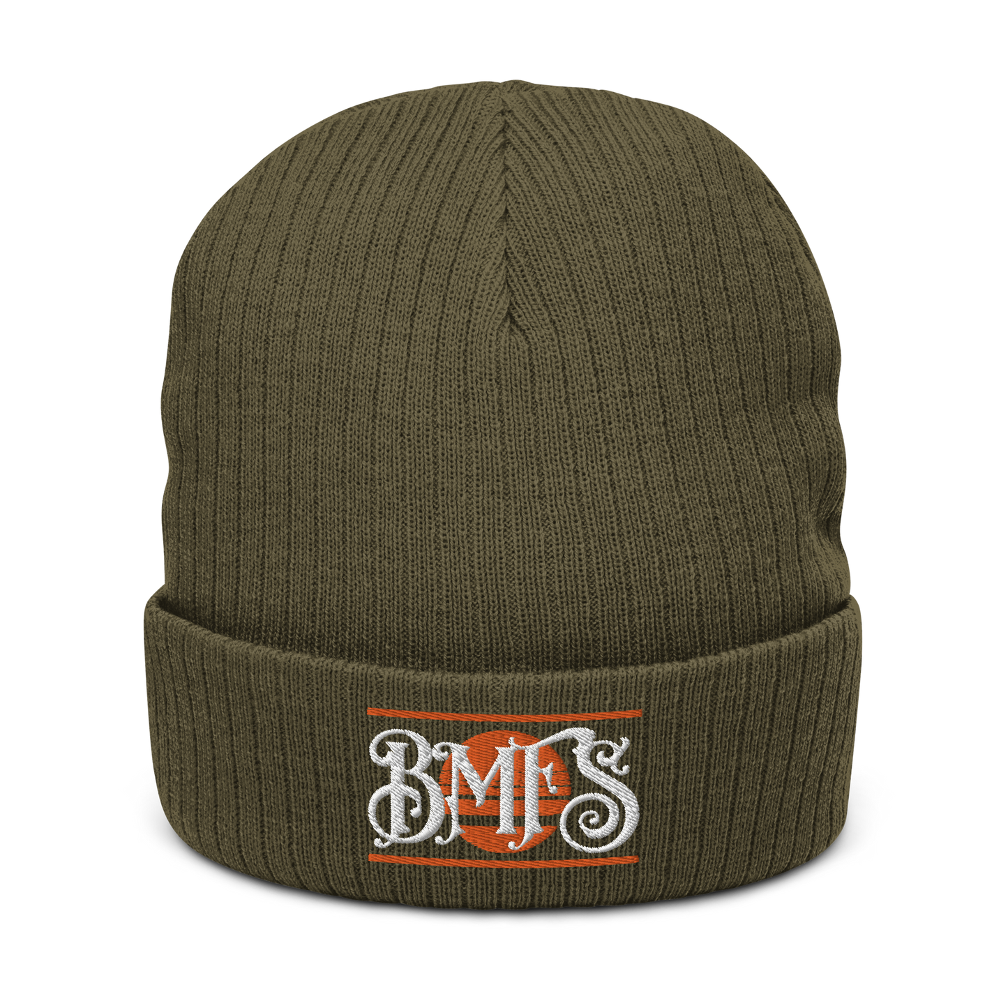 BMFS Sun Cuffed Beanie | Flat Embroidery | Ribbed | Inspired Billy Art