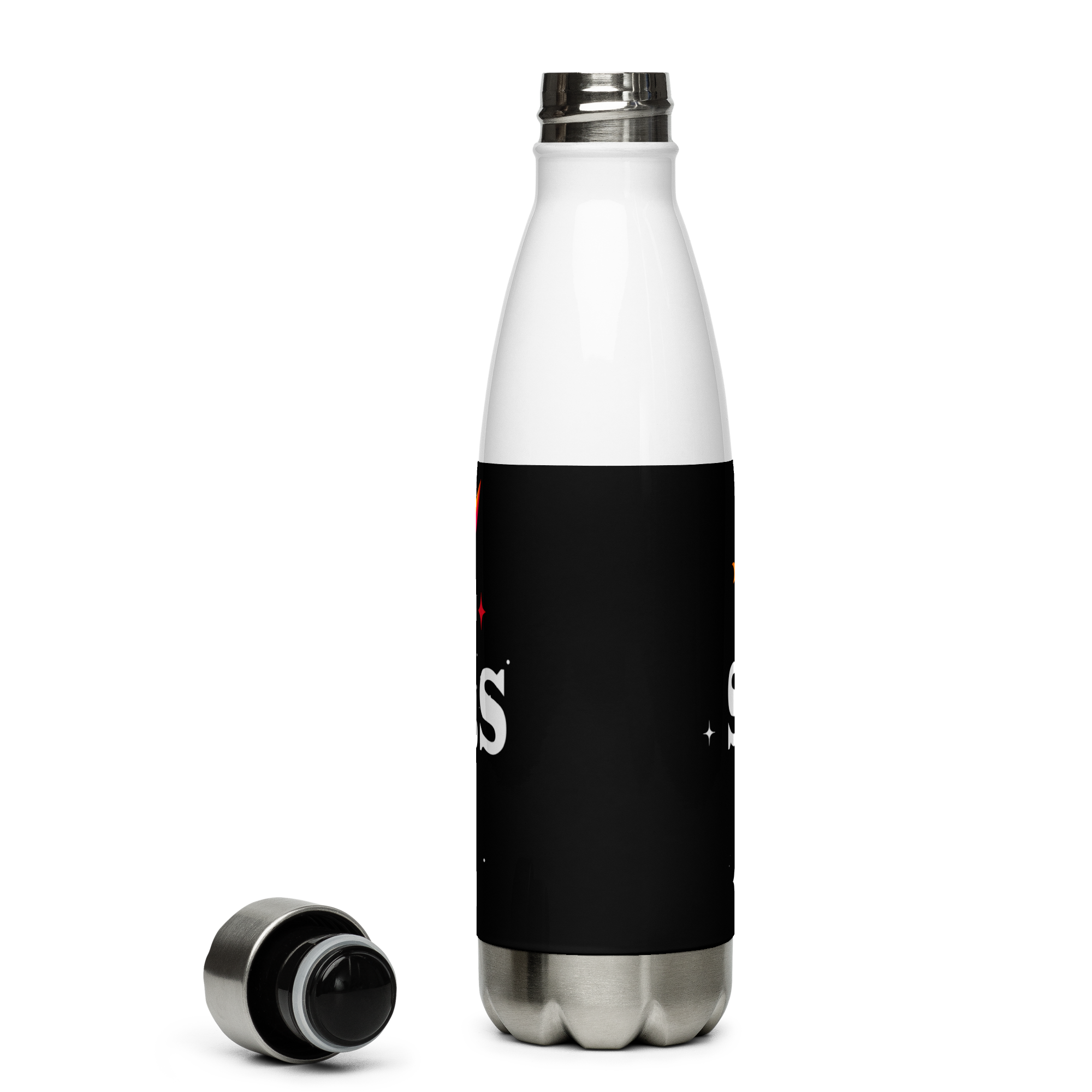 SANTOS Space Stainless Steel Water Bottle 17oz | UV Printed Graphics