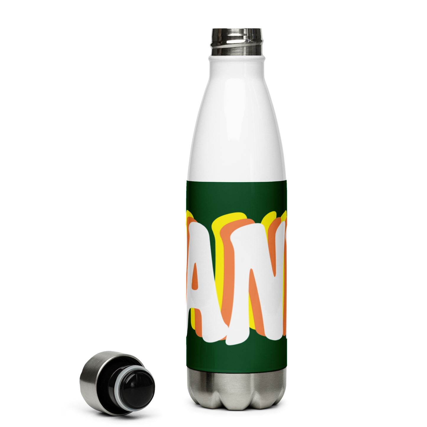 PANIC Stainless Steel Water Bottle 17oz | Printed Graphics