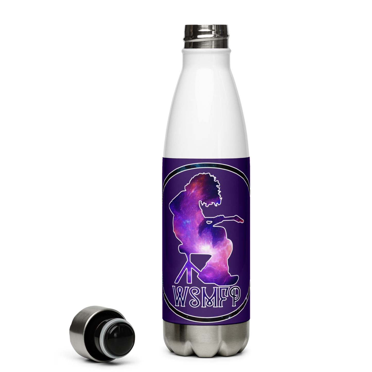 Houser WSMFP Space Stainless Steel Water Bottle 17oz | Printed Graphics