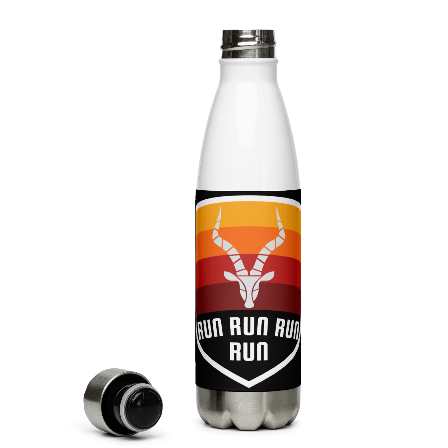 Antelope Run Stainless Steel Water Bottle 17oz | Printed Graphics