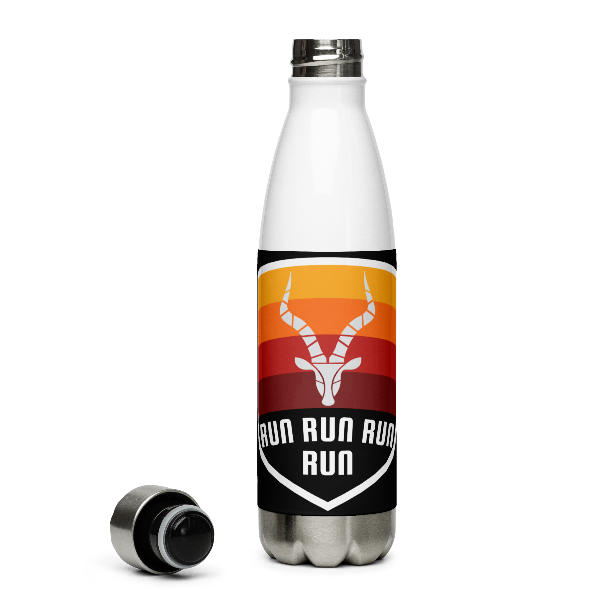 Antelope Run Stainless Steel Water Bottle 17oz | Printed Graphics