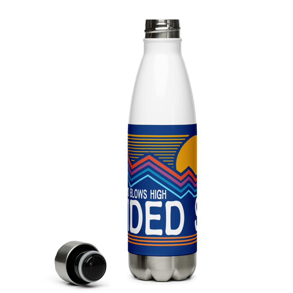 Divided Sky Mountains Stainless Steel Water Bottle 17oz | Printed Graphics