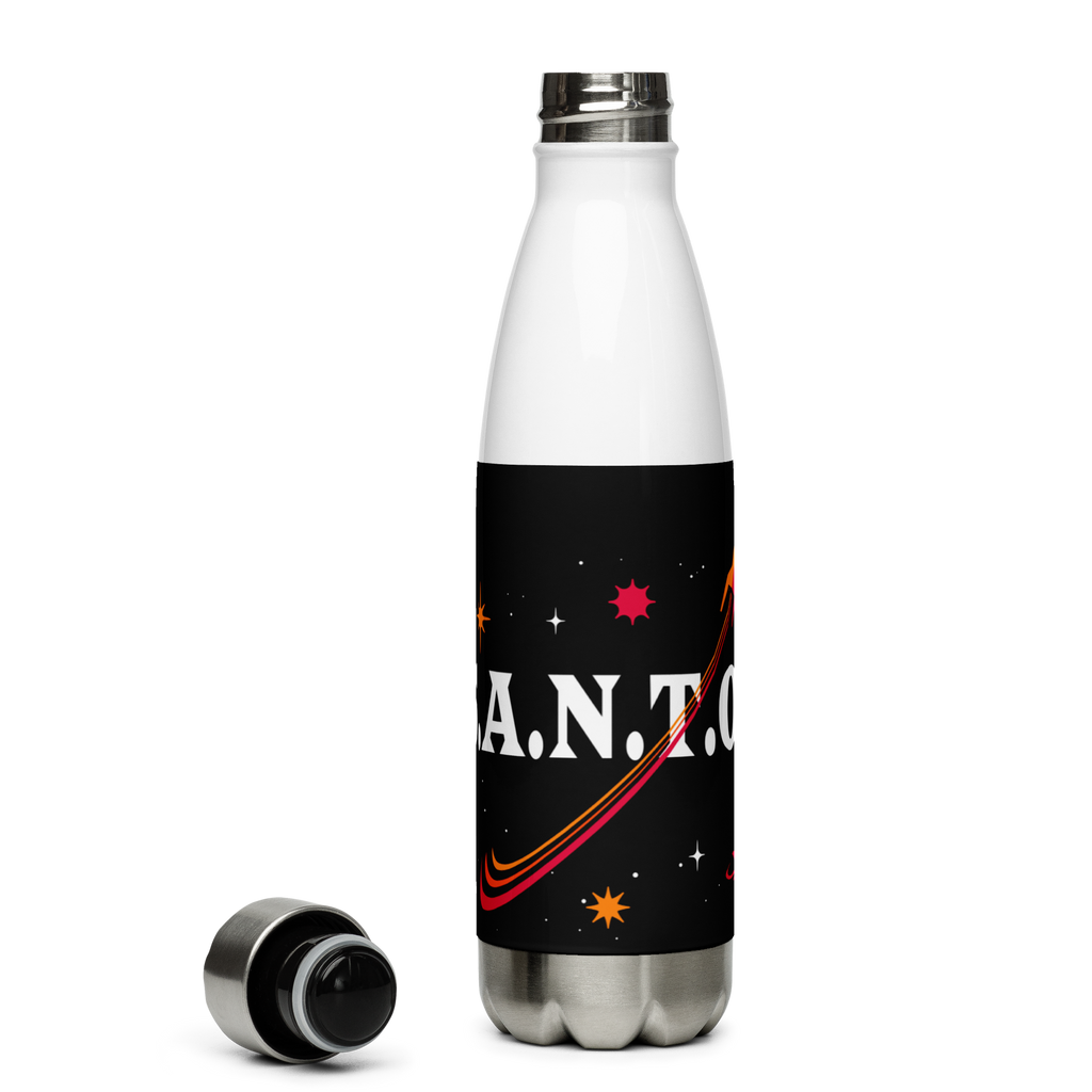 SANTOS Space Stainless Steel Water Bottle 17oz | UV Printed Graphics