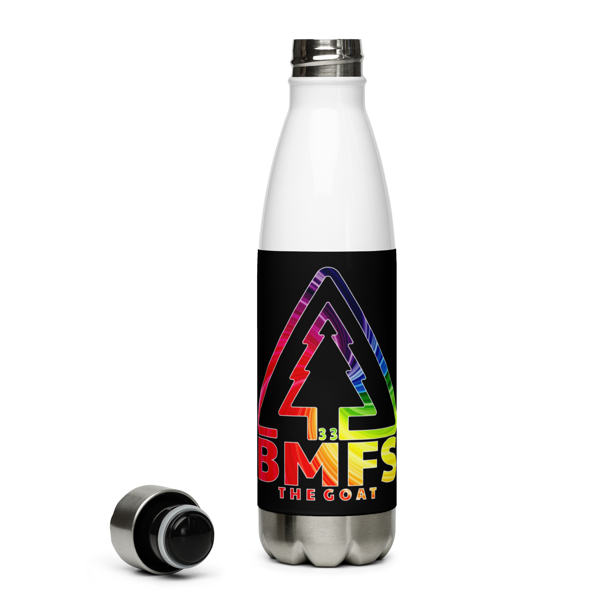 BMFS 33 Tree Stainless Steel Water Bottle 17oz | UV Printed Graphics