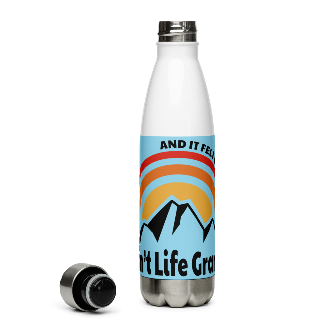Aint Life Grand Mountains Stainless Steel Water Bottle 17oz | UV Printed Graphics