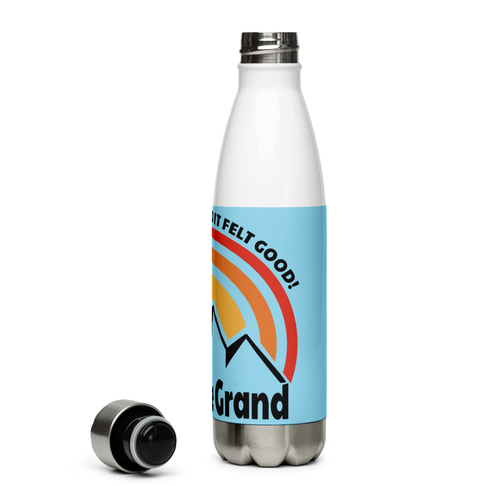 Aint Life Grand Mountains Stainless Steel Water Bottle 17oz | UV Printed Graphics