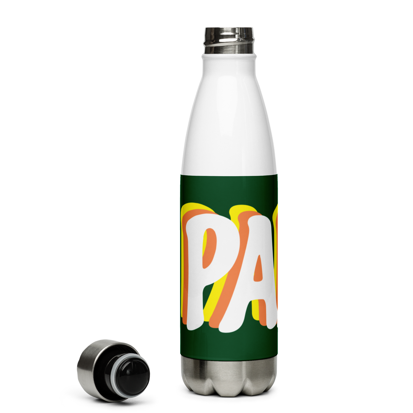 PANIC Stainless Steel Water Bottle 17oz | Printed Graphics