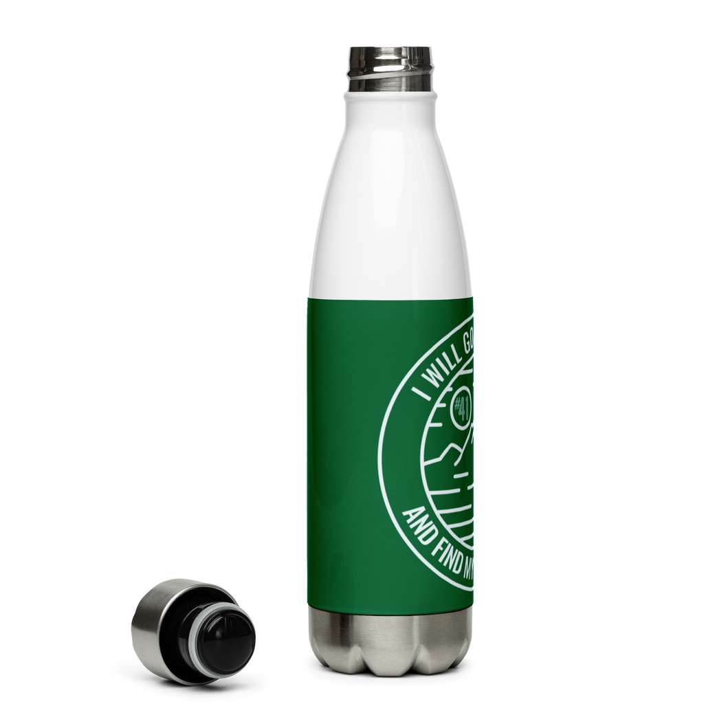 #41 I Will Go In This Way Stainless Steel Water Bottle 17oz | Printed Graphics