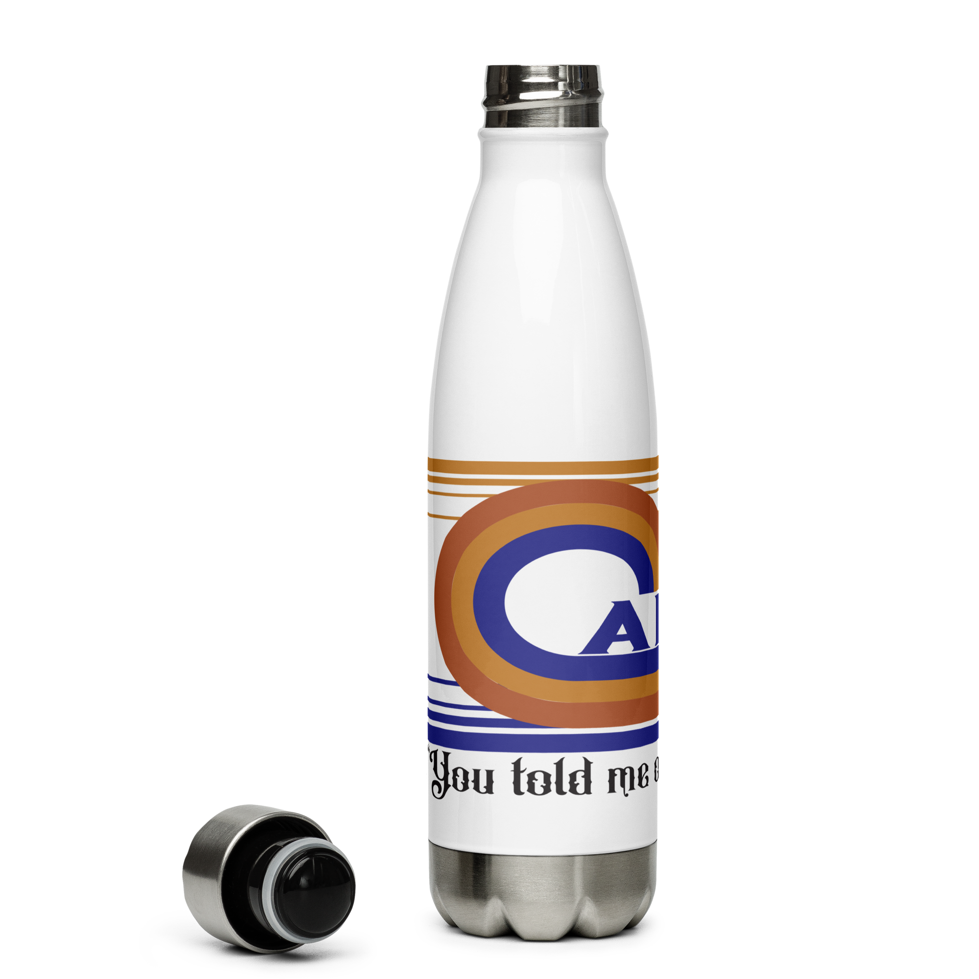 Carini Stainless Steel Water Bottle 17oz | UV Printed Graphics