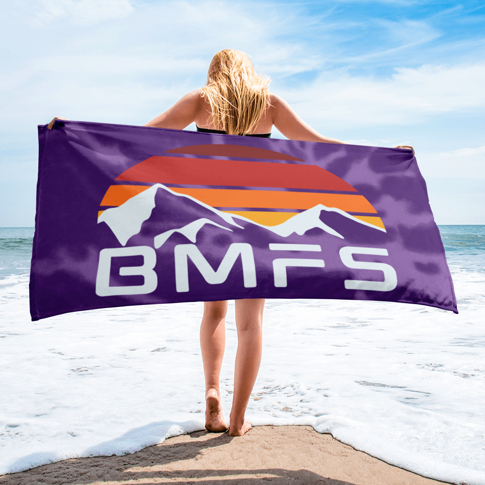 BMFS Mountains Beach Towel | 30"x60" | Fan Art | 33 Goat | Bluegrass