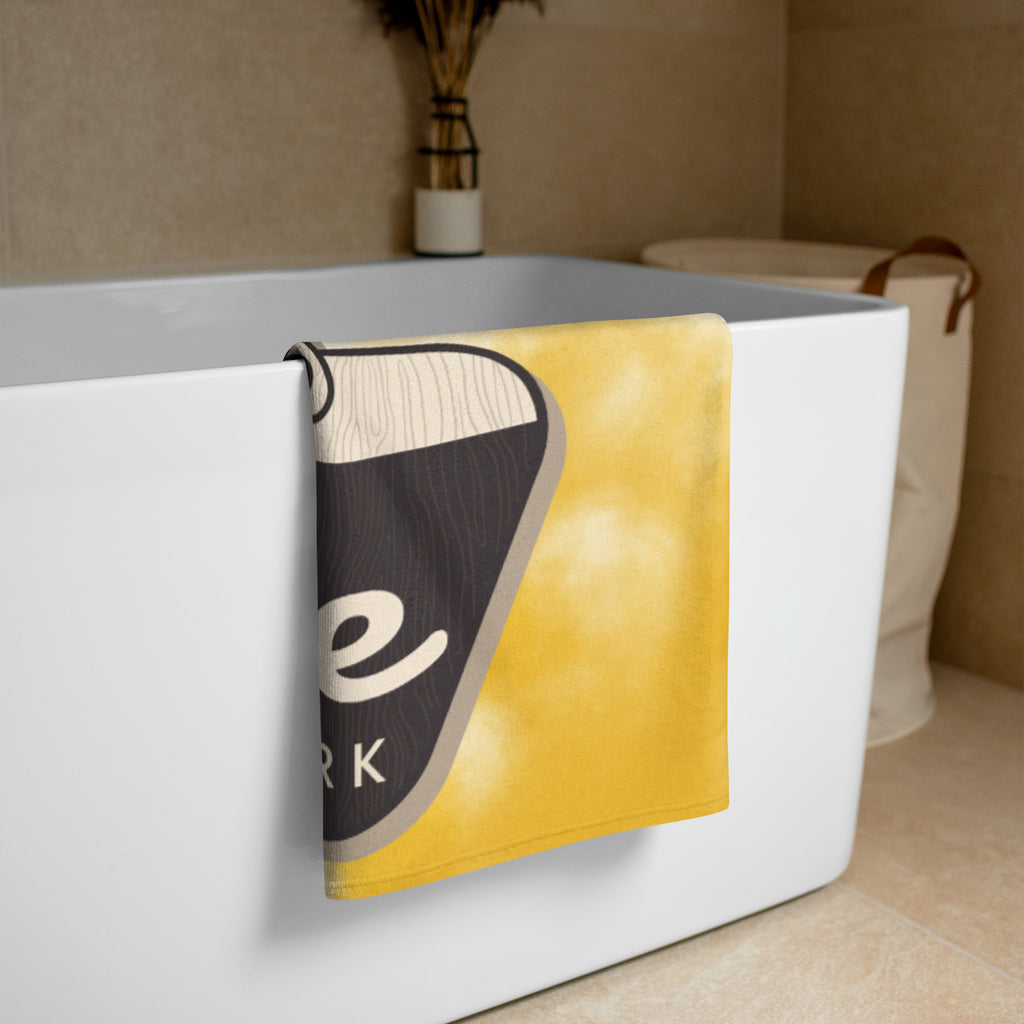 Away From The Mire Beach Towel | 30"x60" | Fan Art | 33 Goat | Bluegrass