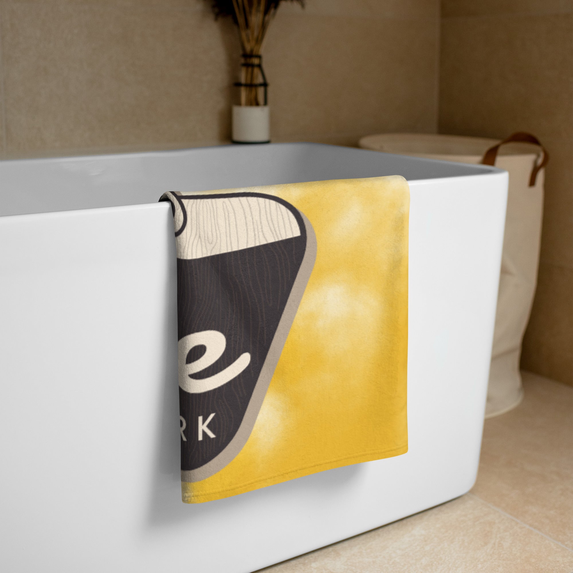 Away From The Mire Beach Towel | 30"x60" | Fan Art | 33 Goat | Bluegrass