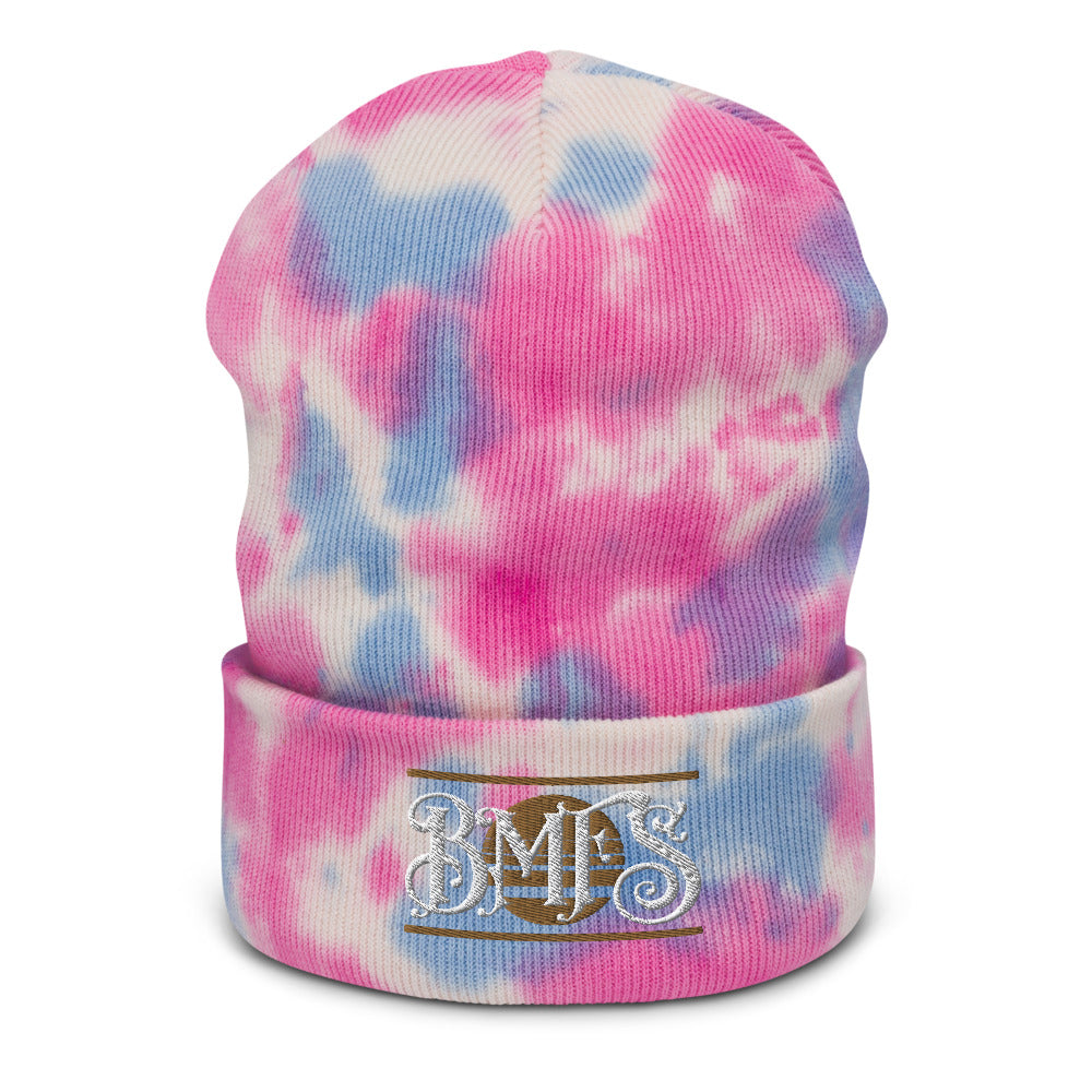 BMFS Tie-dye beanie | Flat Embroidery | Inspired Billy Art