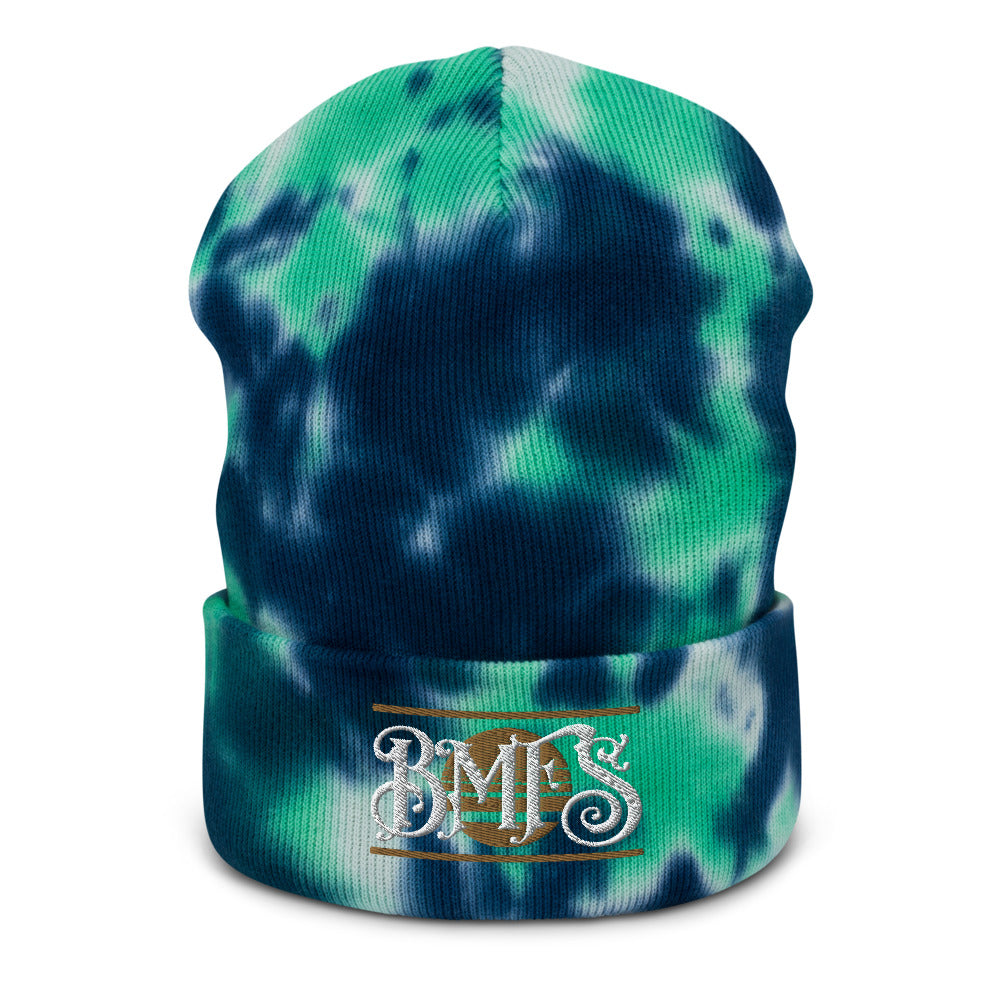 BMFS Tie-dye beanie | Flat Embroidery | Inspired Billy Art