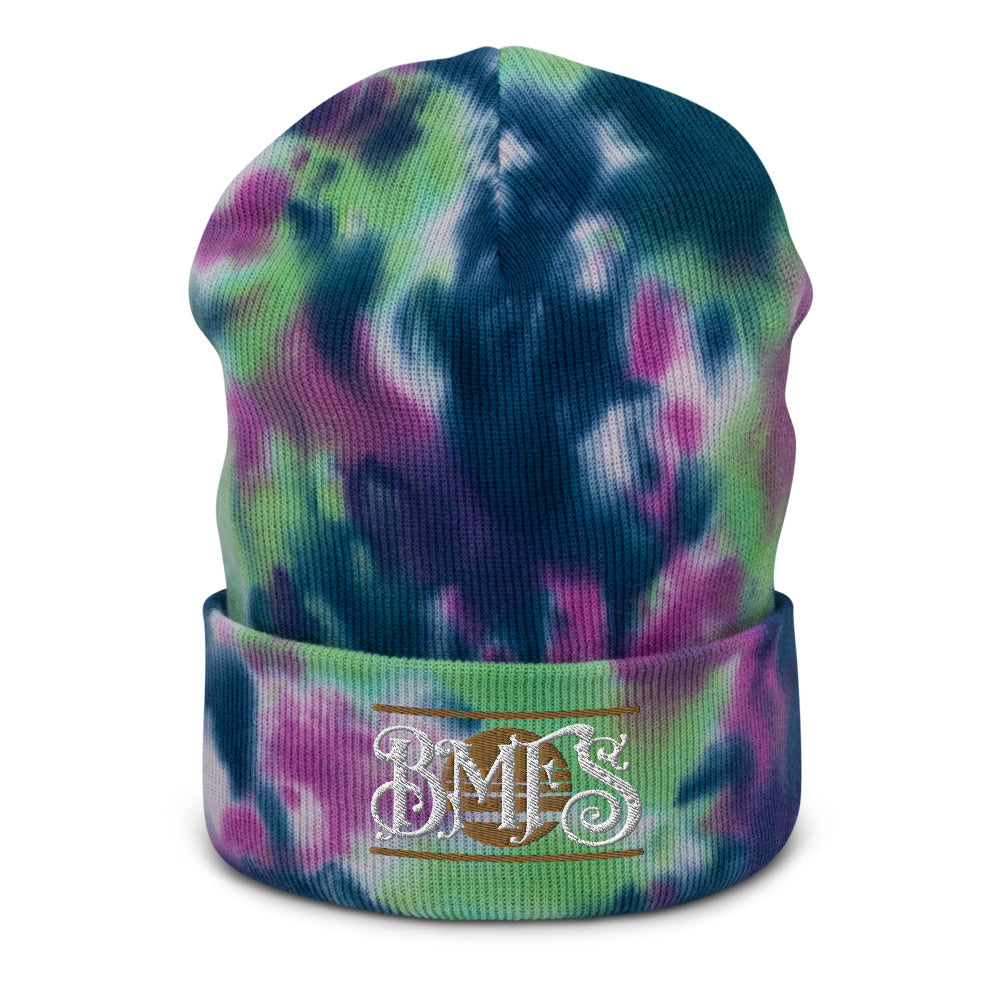 BMFS Tie-dye beanie | Flat Embroidery | Inspired Billy Art