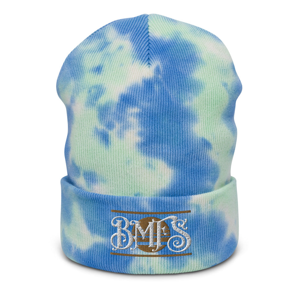 BMFS Tie-dye beanie | Flat Embroidery | Inspired Billy Art