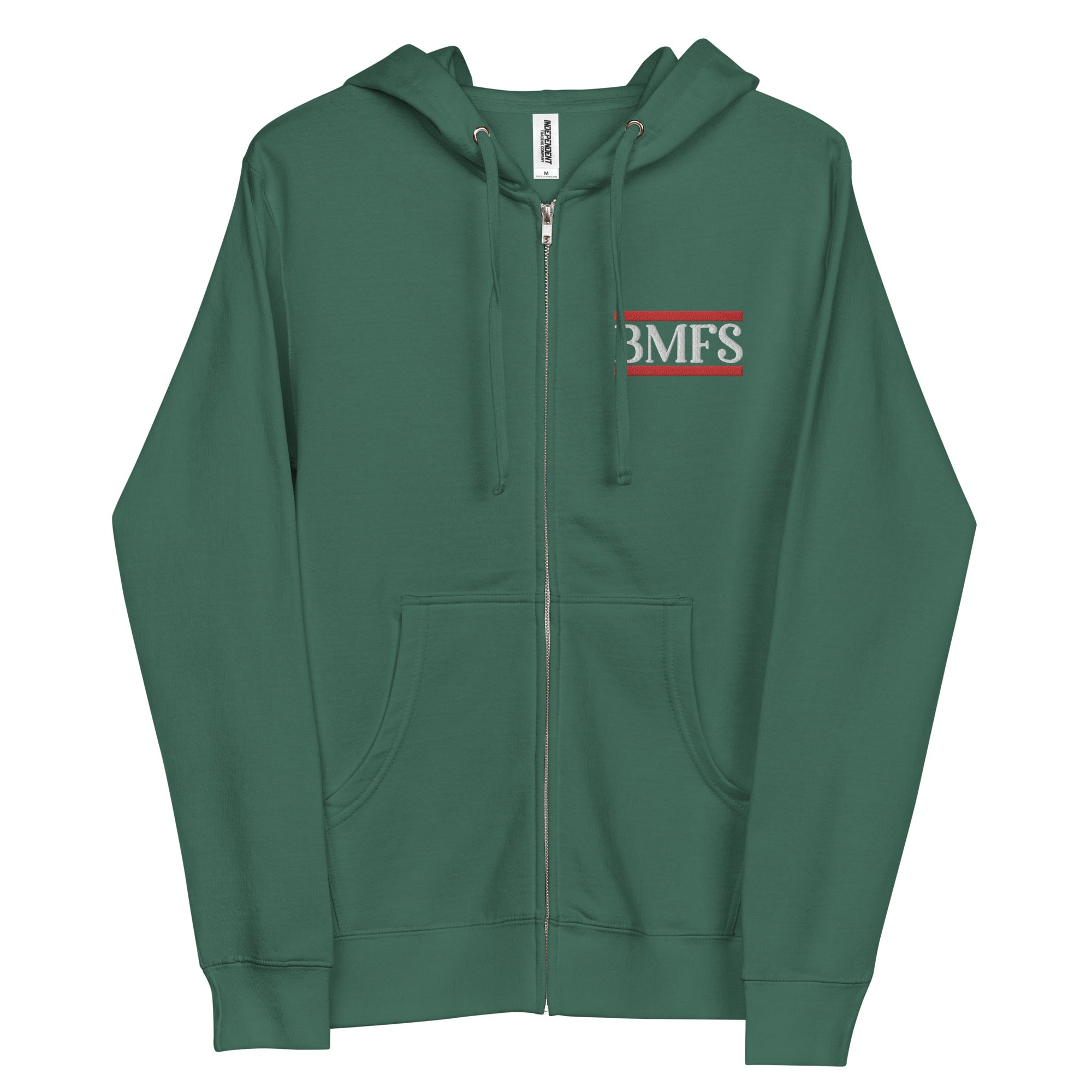 BMFS Embroidery Full Zip Hoodie | Unisex fleece | BMFS 33