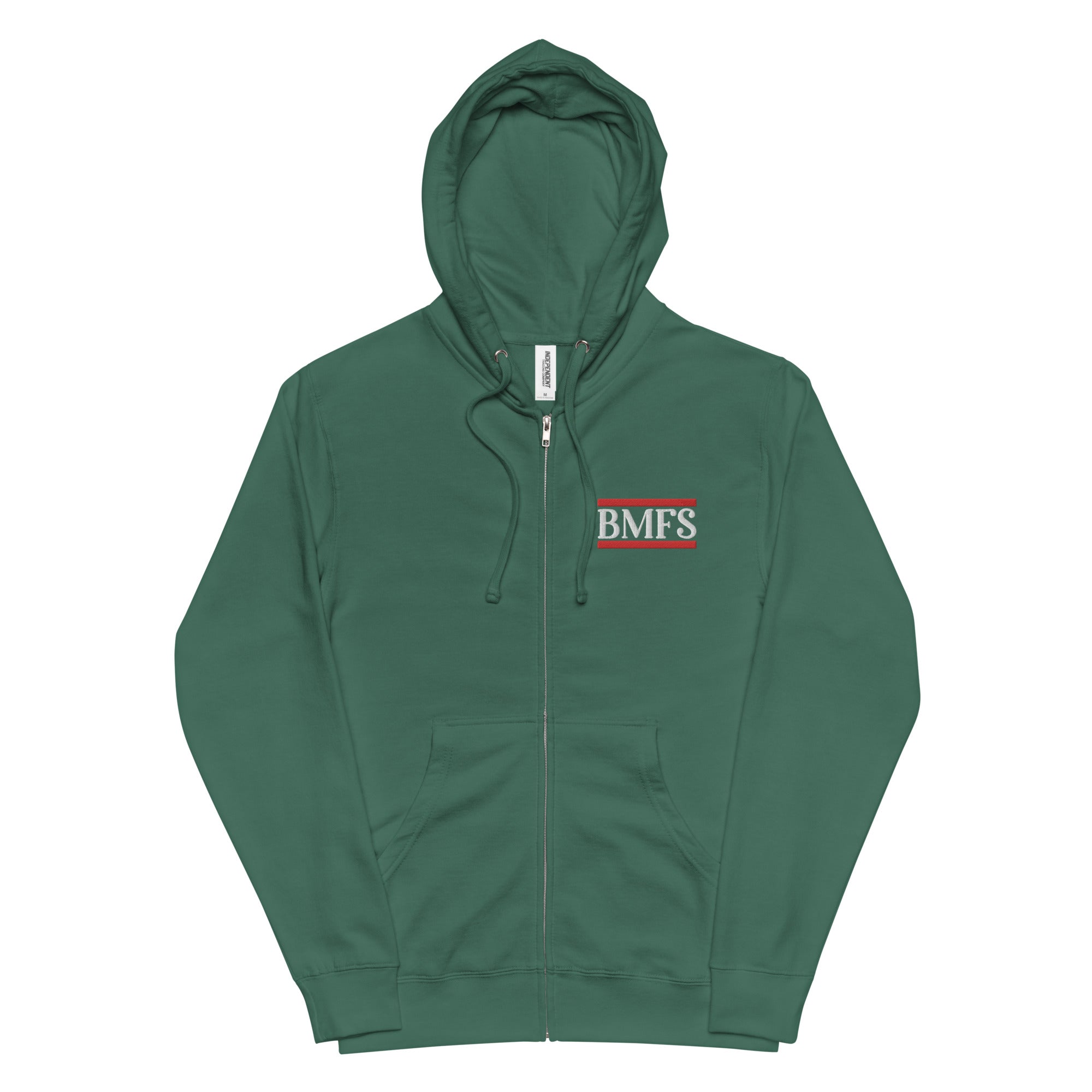 BMFS Embroidery Full Zip Hoodie | Unisex fleece | BMFS 33