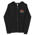 BMFS Mountains Embroidery Full Zip Hoodie | Unisex fleece | BMFS 33
