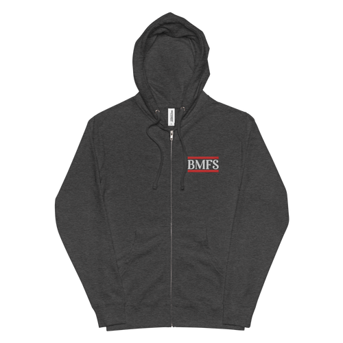 BMFS Embroidery Full Zip Hoodie | Unisex fleece | BMFS 33