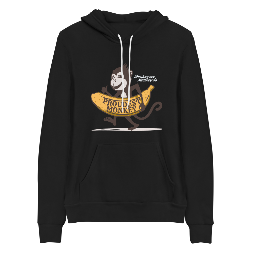Proudest Monkey Bella+Canvas Premium Unisex hoodie DMB