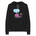 Purple Humpback Whale Bella+Canvas Premium Unisex hoodie Phish Art