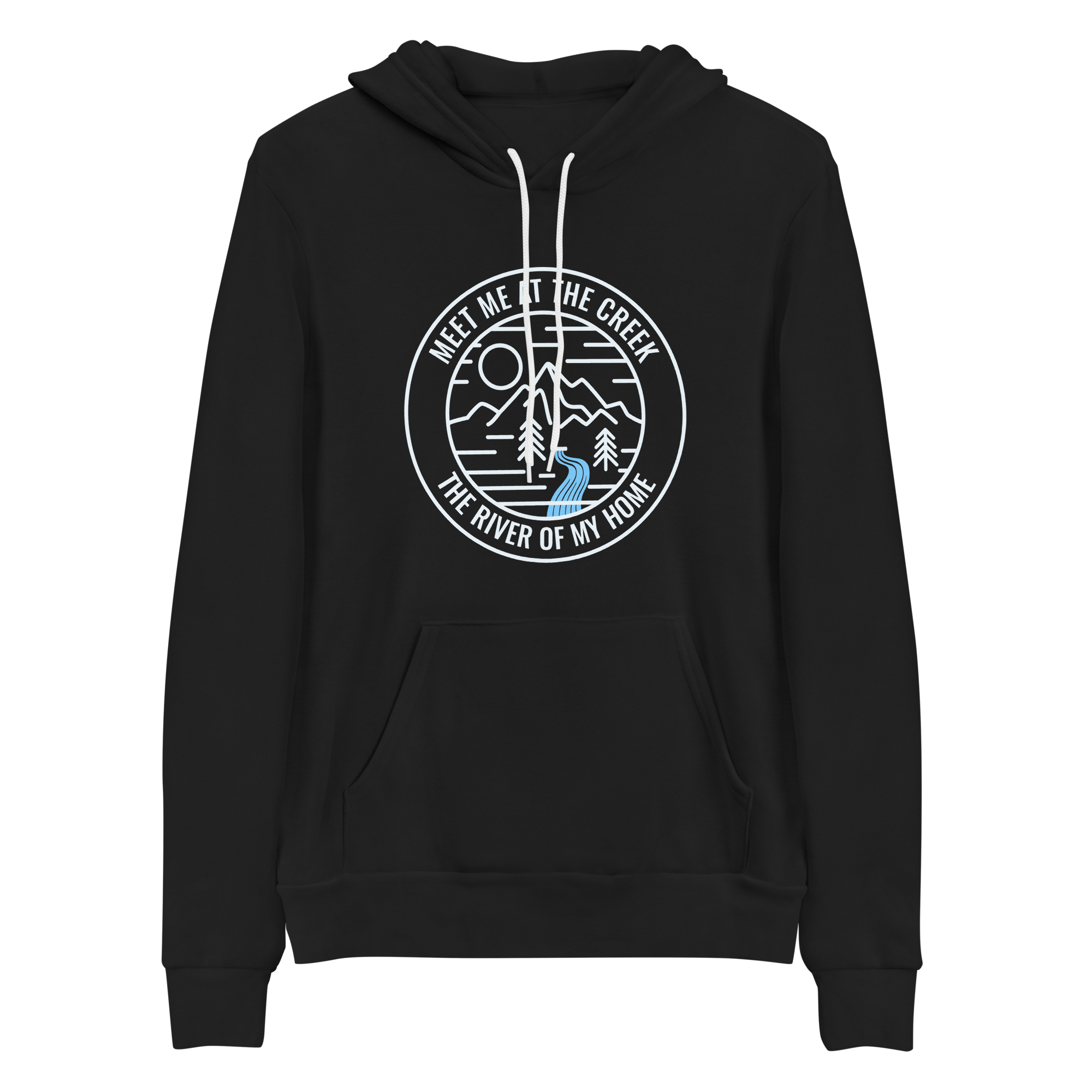 Meet Me At The Creek Bella+Canvas Premium Unisex hoodie
