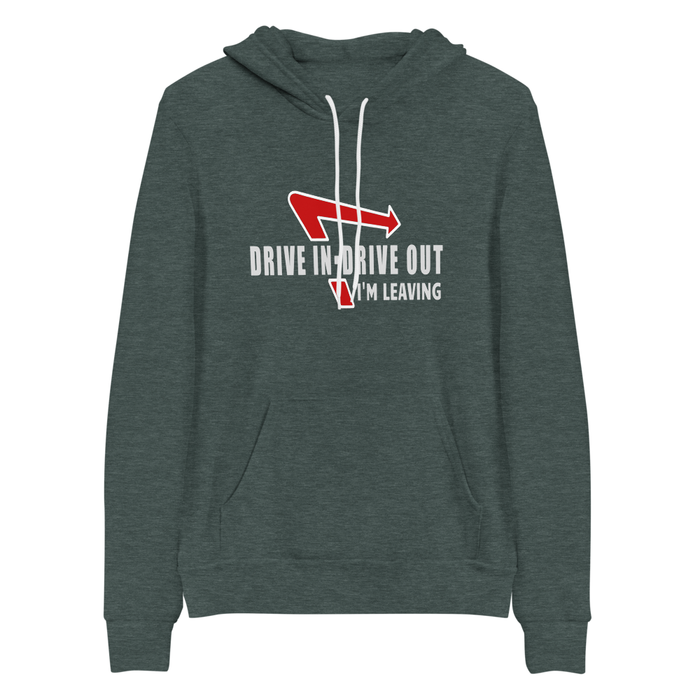 DRIVE IN DRIVE OUT Bella+Canvas Premium Unisex hoodie DMB