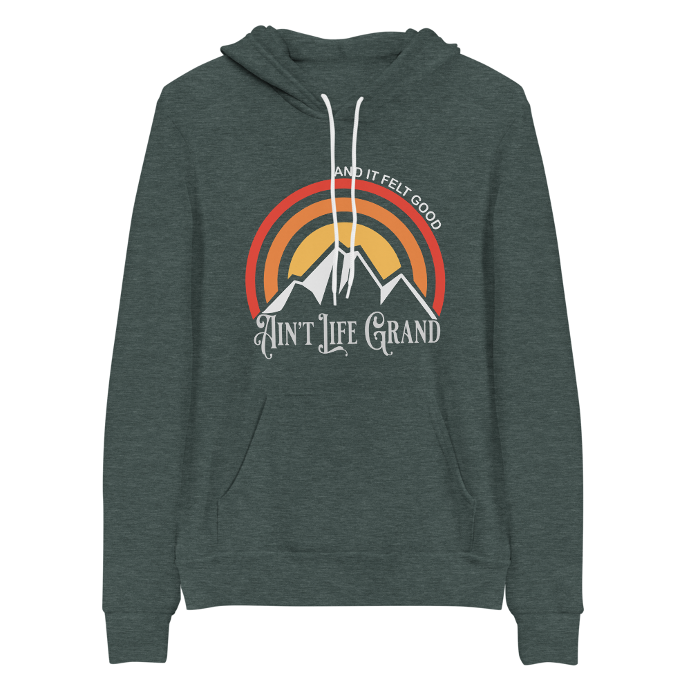Ain't Life Grand Mountains Bella+Canvas Premium Unisex hoodie