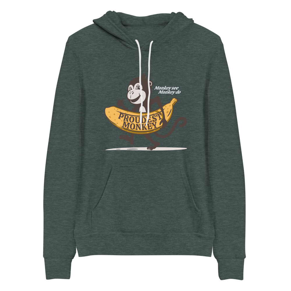 Proudest Monkey Bella+Canvas Premium Unisex hoodie DMB