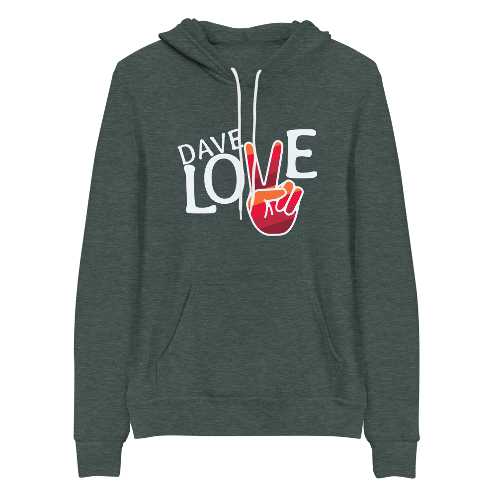 Dave Love Peace Bella+Canvas Premium Unisex hoodie DMB