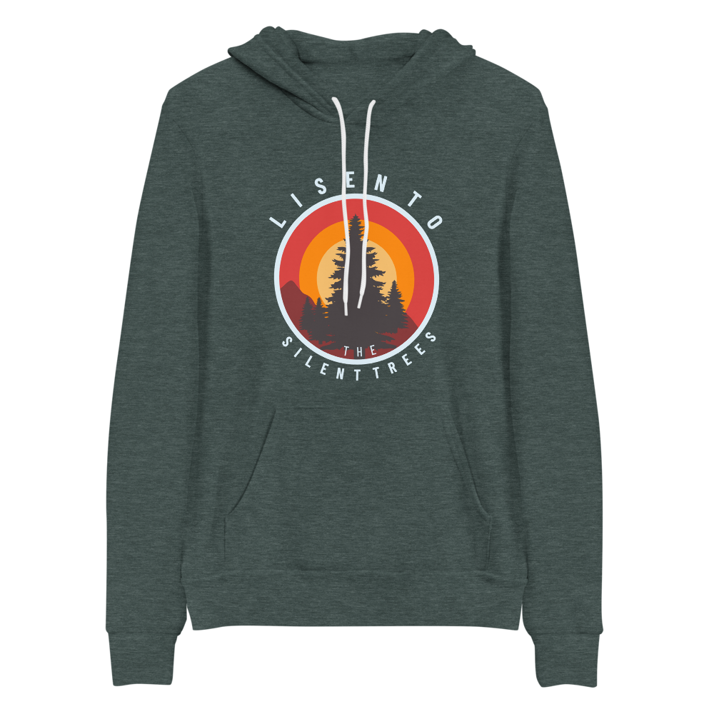 Listen To The Silent Trees Bella+Canvas Premium Unisex hoodie
