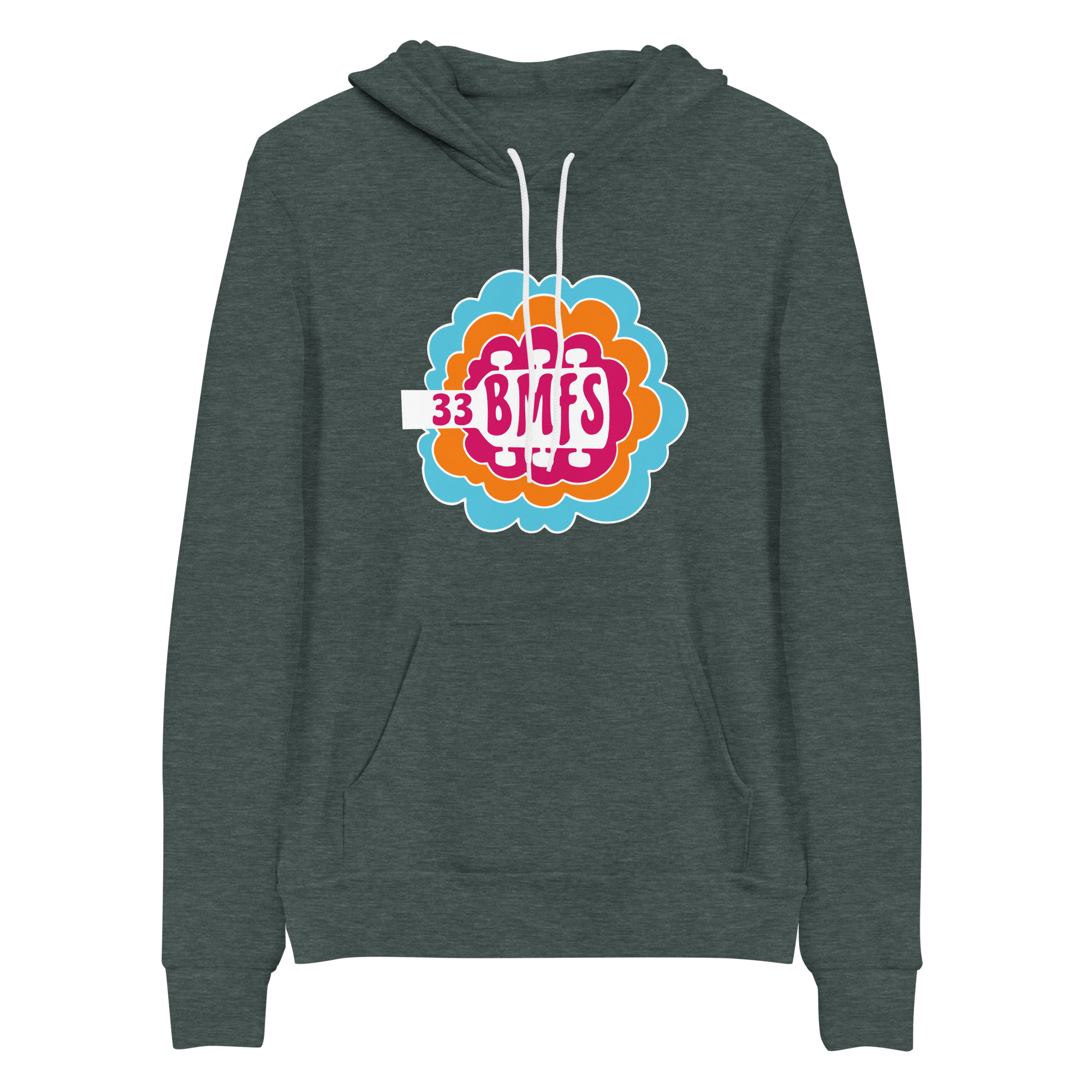 Retro 33 Guitar BMFS Bella+Canvas Premium Unisex hoodie