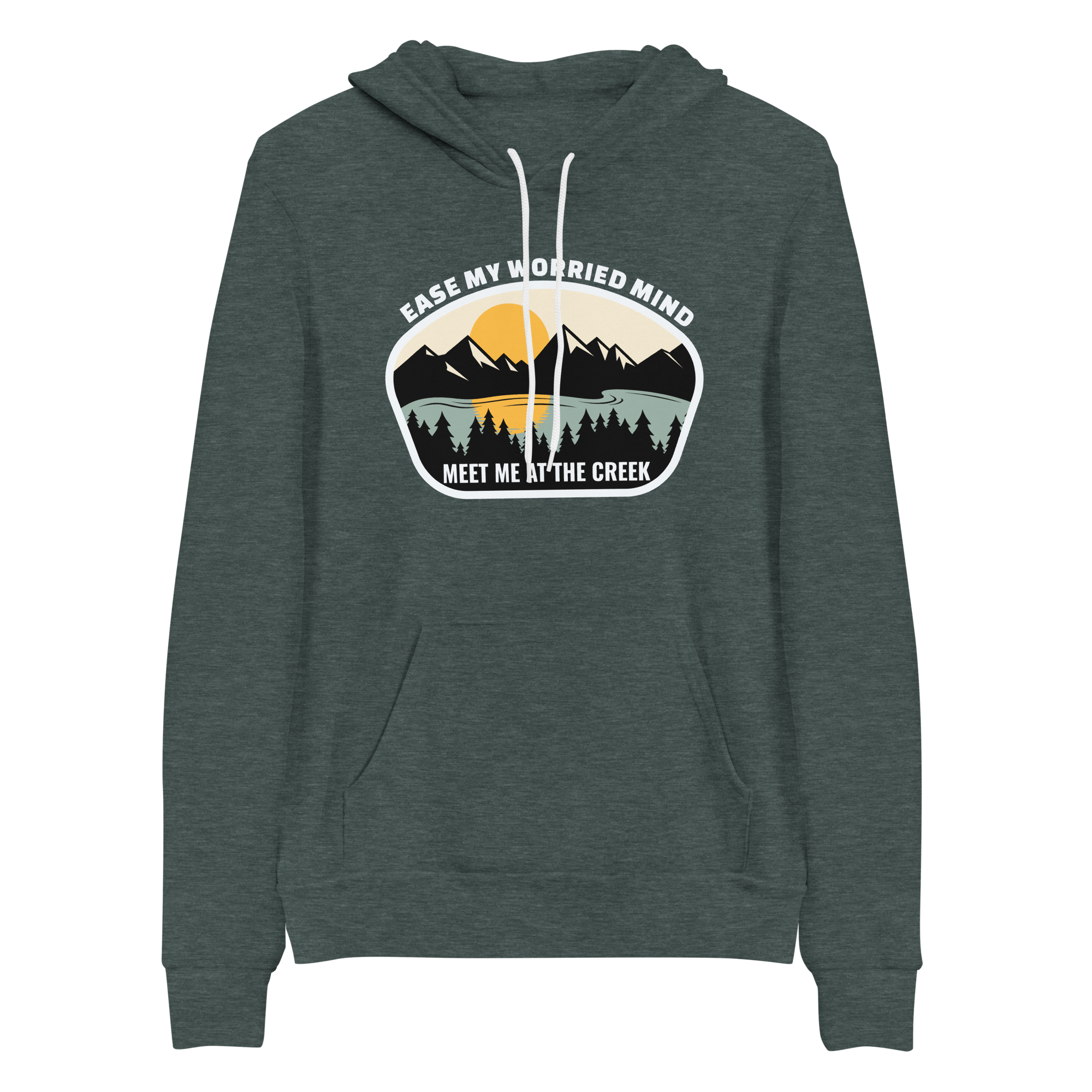 Meet Me At The Creek Bella+Canvas Premium Unisex hoodie