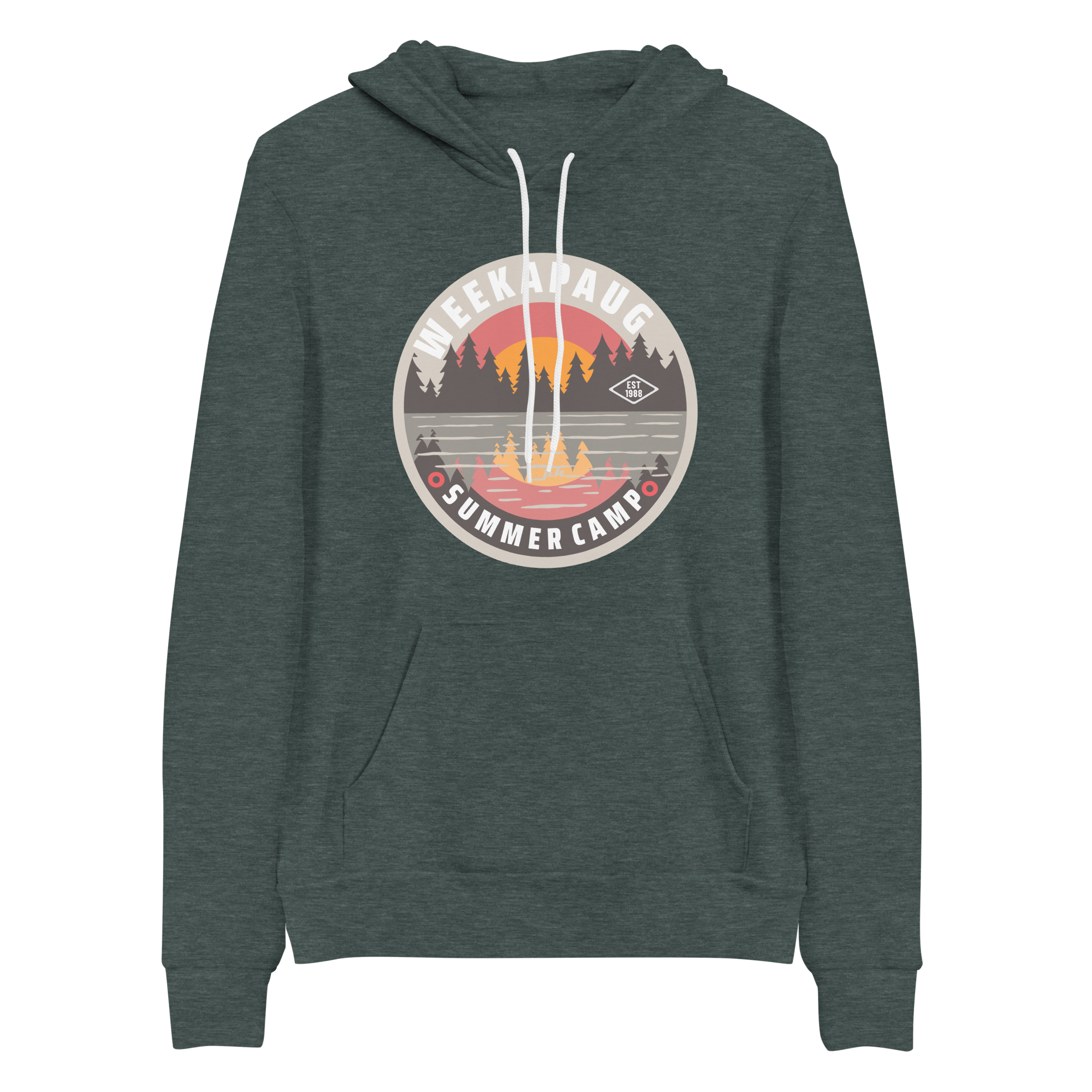 Weekapaug Summer Camp Bella+Canvas Premium Unisex hoodie