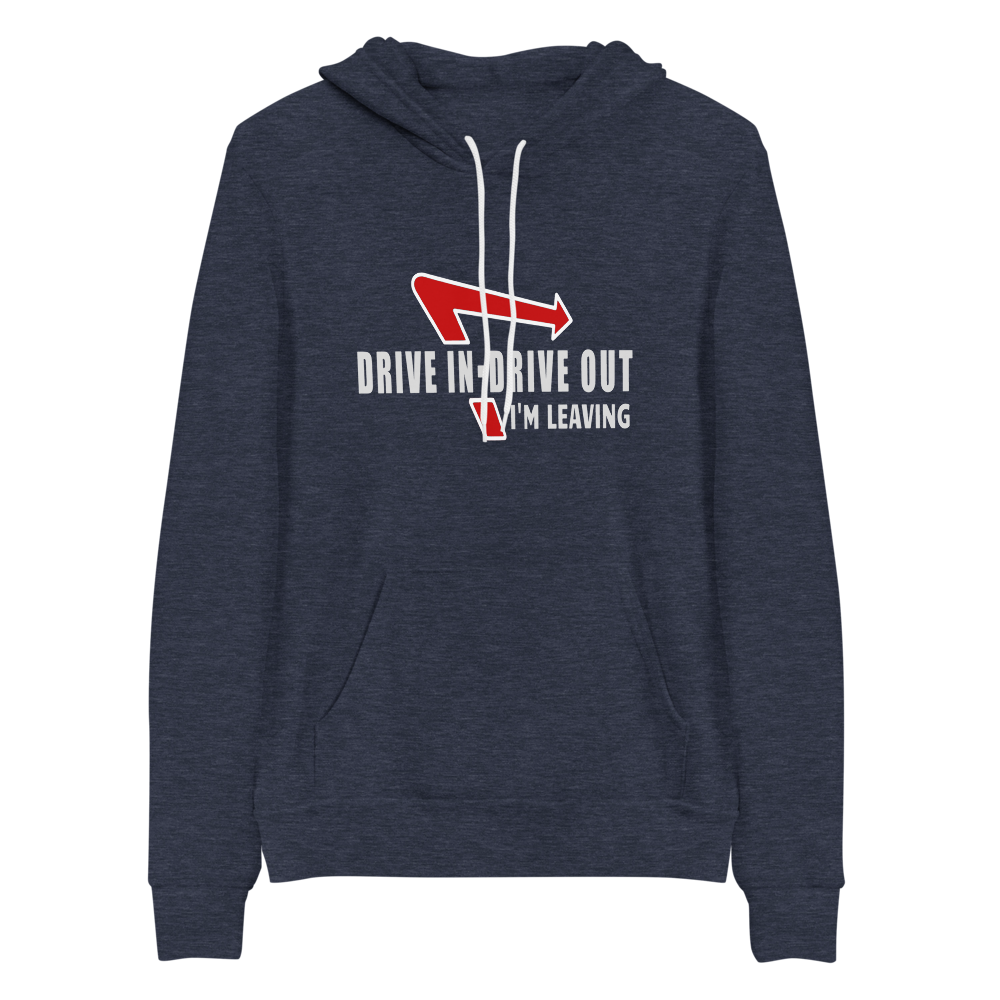 DRIVE IN DRIVE OUT Bella+Canvas Premium Unisex hoodie DMB
