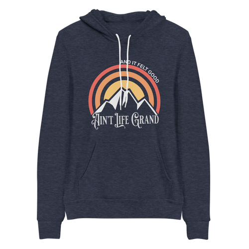 Ain't Life Grand Mountains Bella+Canvas Premium Unisex hoodie