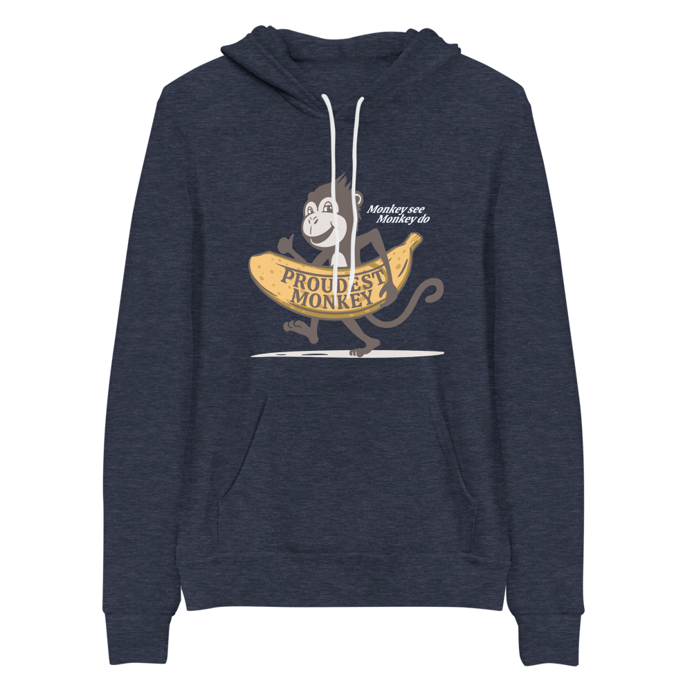 Proudest Monkey Bella+Canvas Premium Unisex hoodie DMB