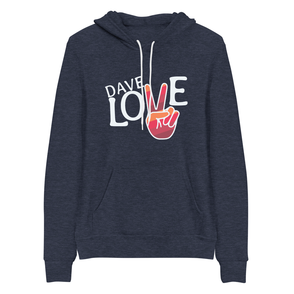 Dave Love Peace Bella+Canvas Premium Unisex hoodie DMB
