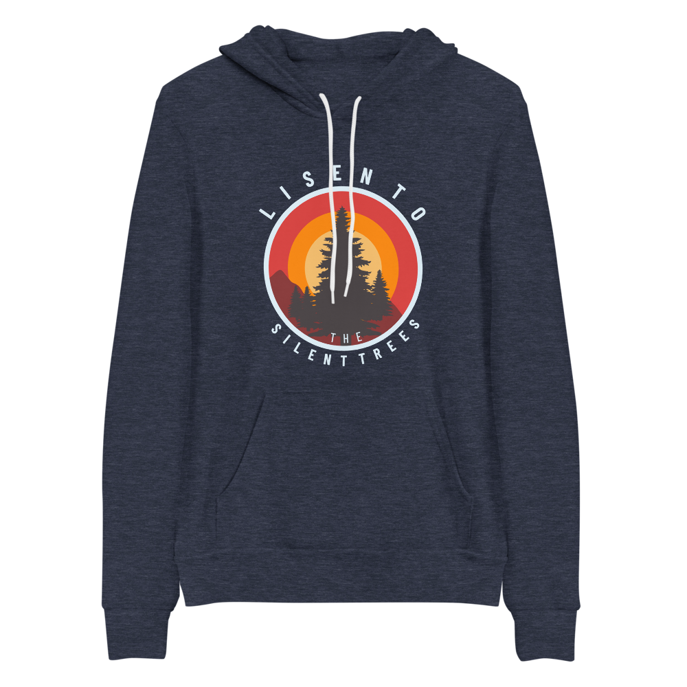 Listen To The Silent Trees Bella+Canvas Premium Unisex hoodie