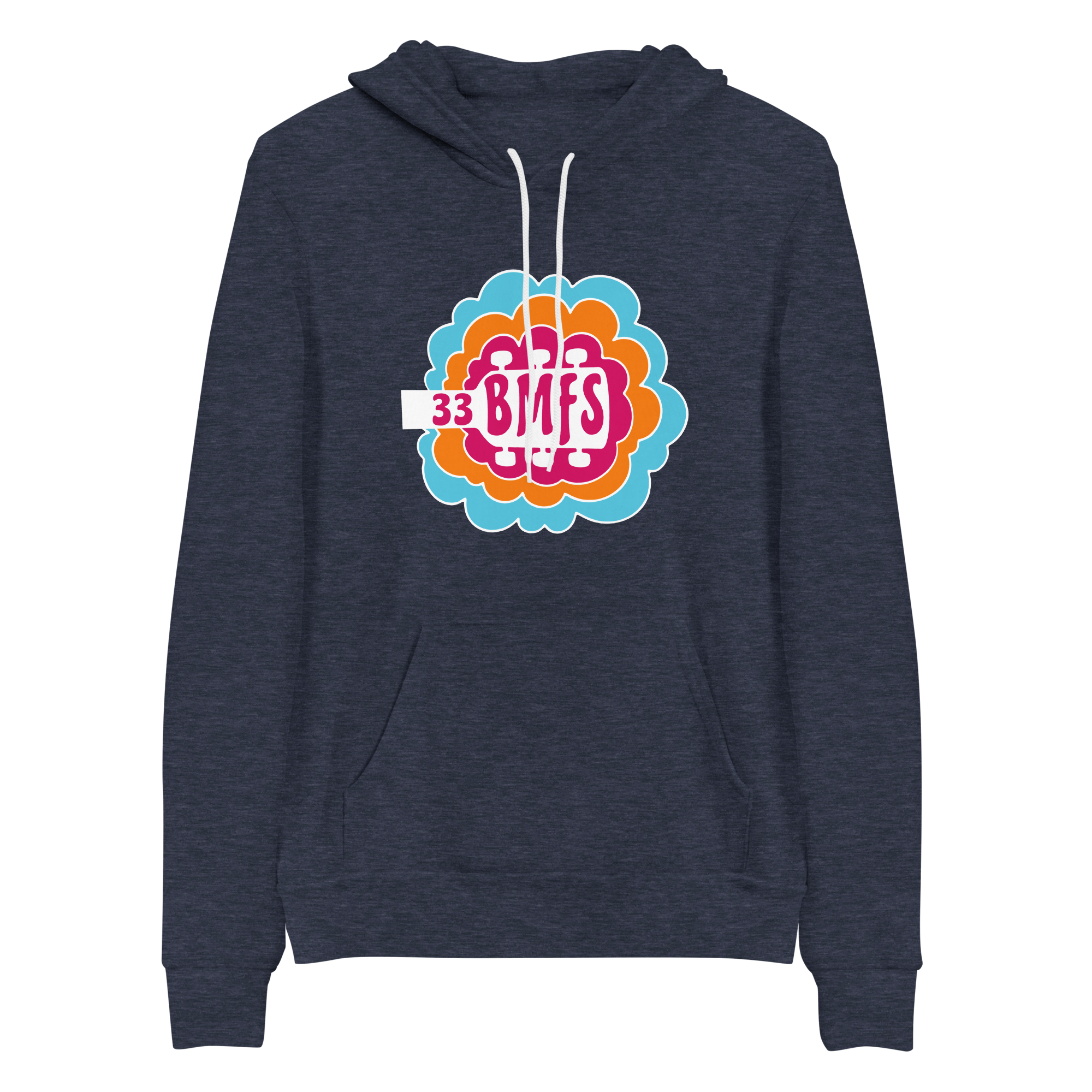 Retro 33 Guitar BMFS Bella+Canvas Premium Unisex hoodie