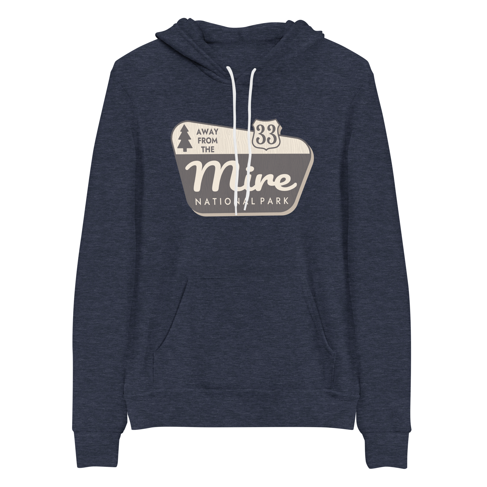 Away From The Mire National Park Bella+Canvas Premium Unisex hoodie
