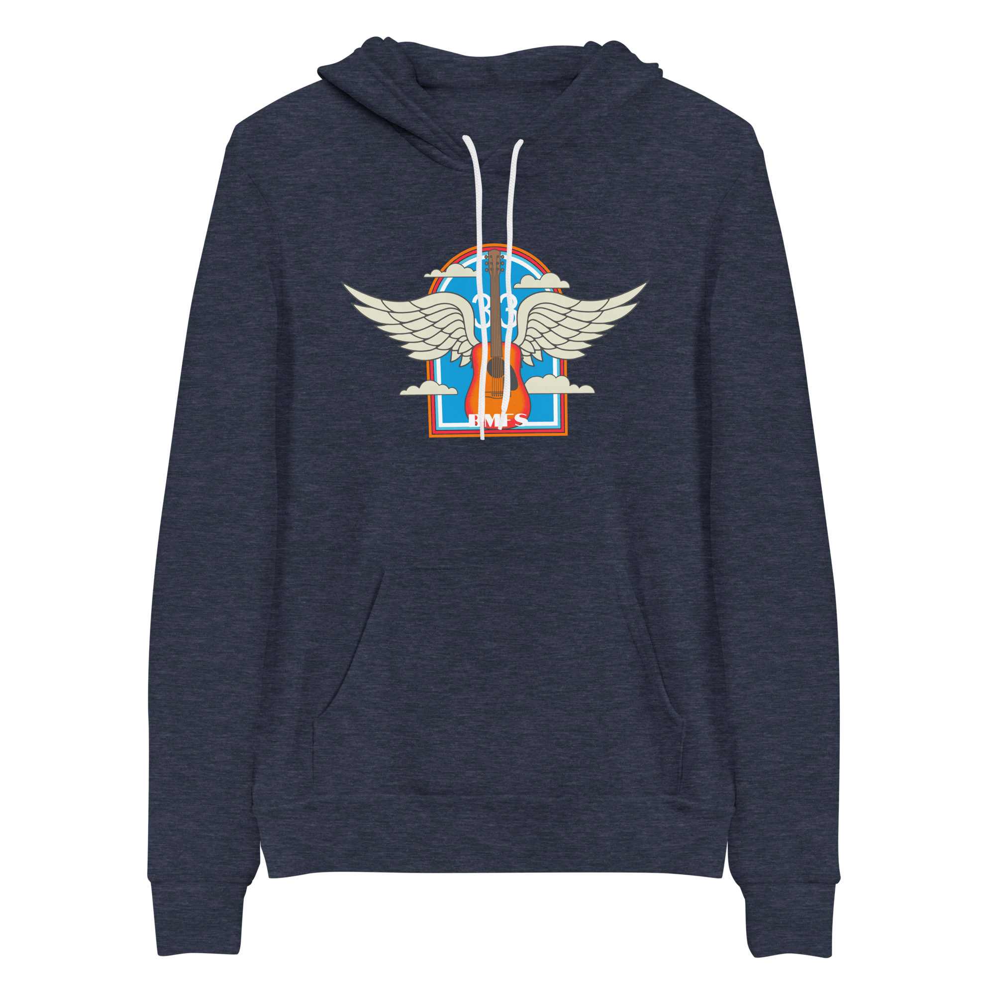 BMFS Guitar Angel Bella+Canvas Premium Unisex hoodie