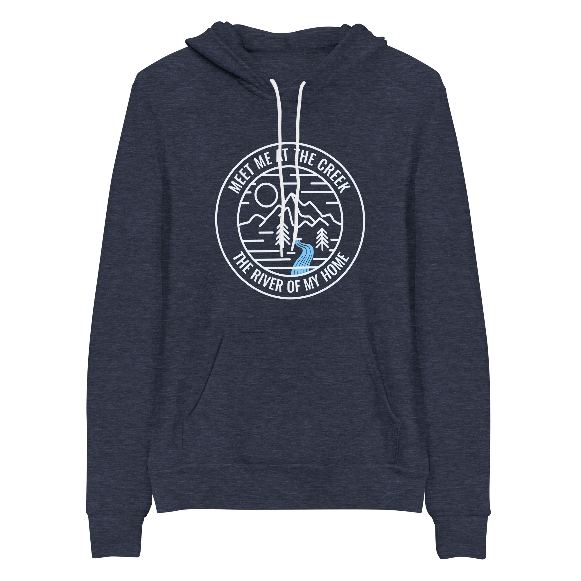 Meet Me At The Creek Bella+Canvas Premium Unisex hoodie