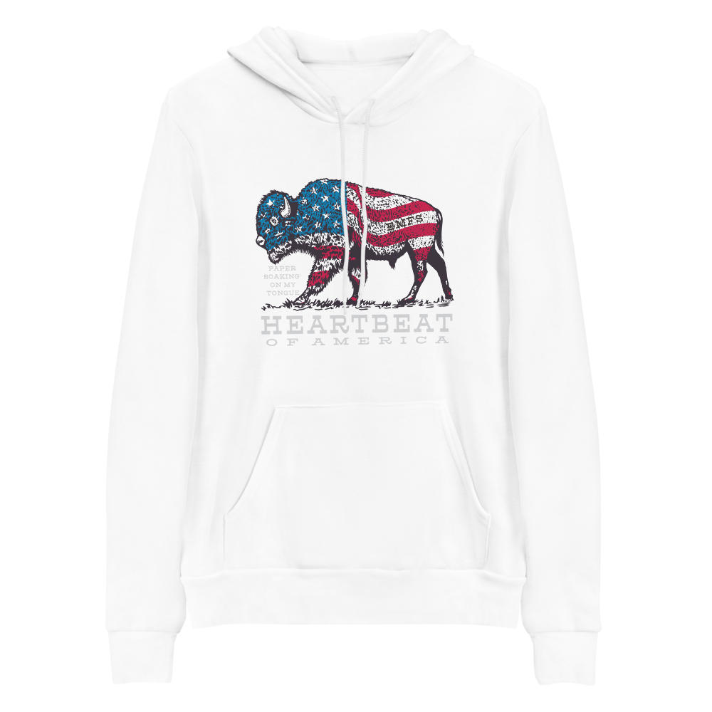 Heartbeat of America BMFS Bella+Canvas Premium Unisex hoodie