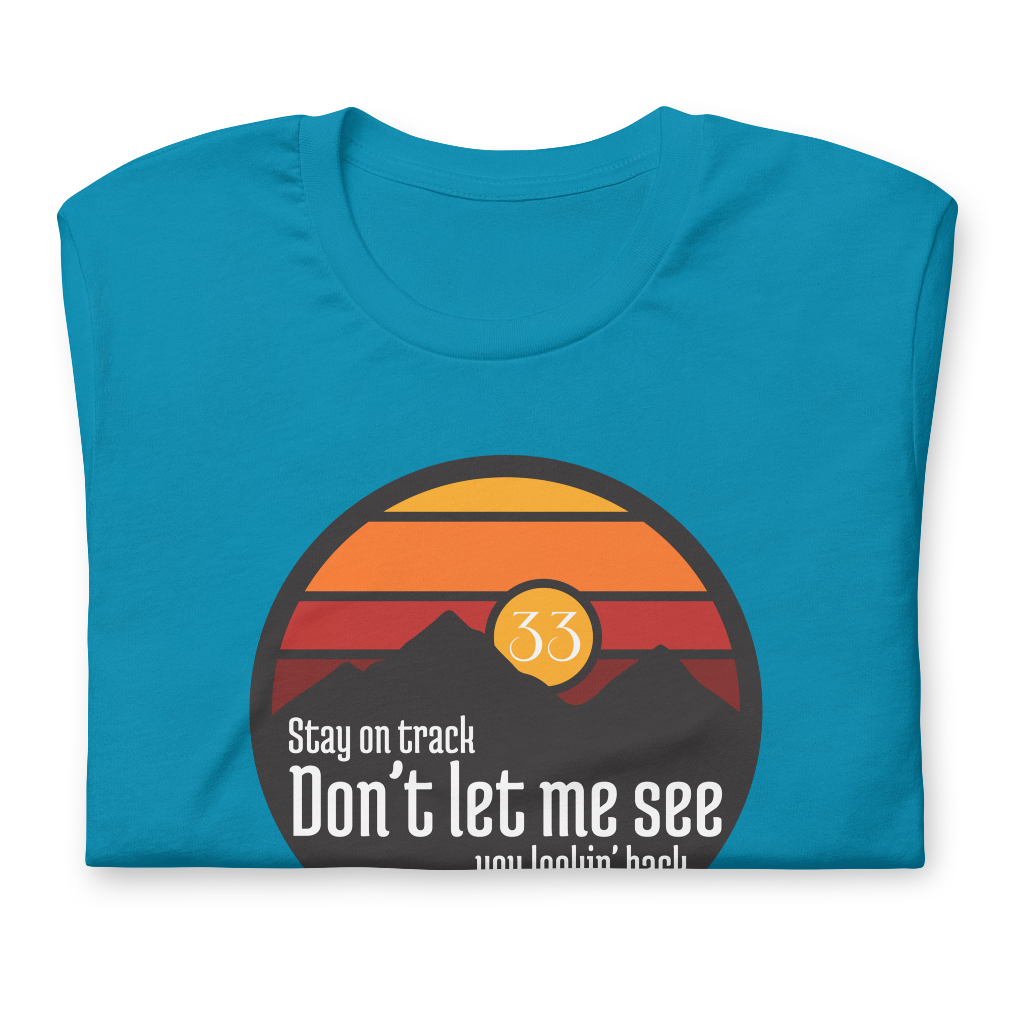 Stay On Track Bella + Canvas Premium cotton | BMFS 33 THE GOAT