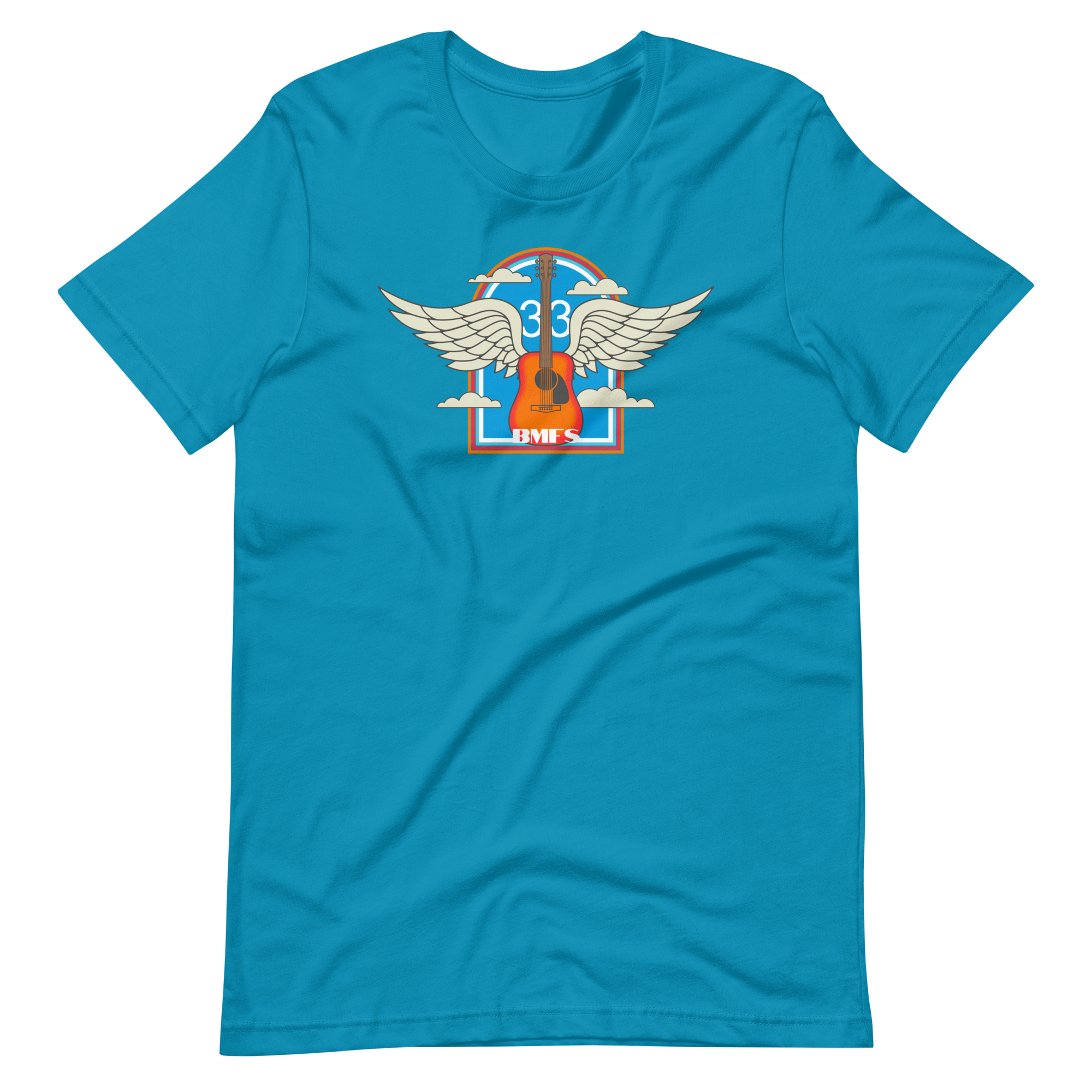 BMFS 33 Guitar Bella + Canvas Premium Cotton | 33 BMFS THE GOAT